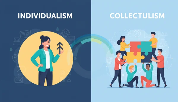 Illustrating collectivist vs individualist ethics