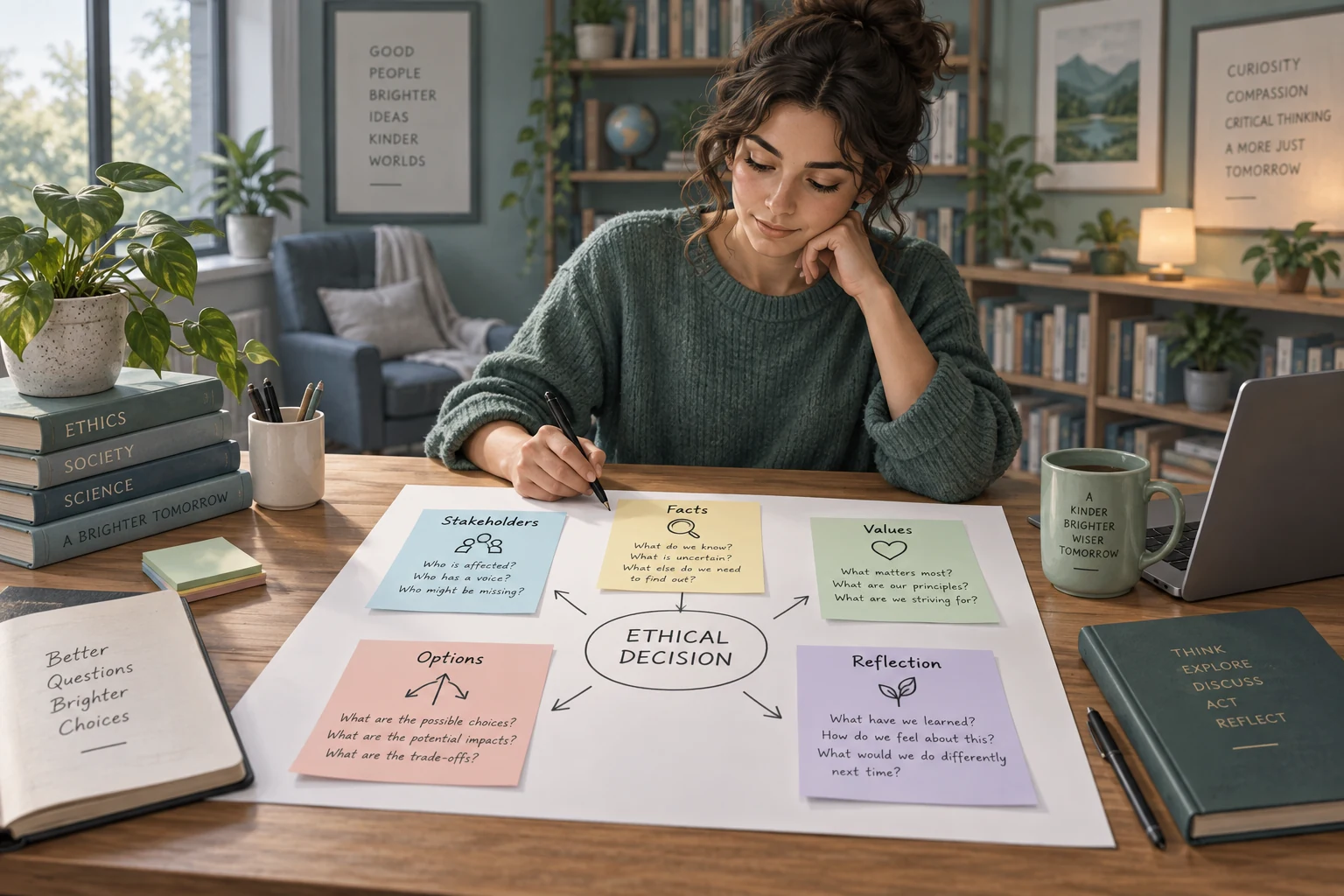 Ethical decision map